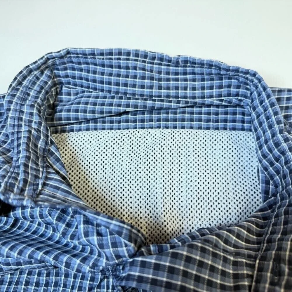 Columbia Silver Ridge 2 Plaid Button Down Shirt Long‎ Sleeve Omni-Shade 2XL 2XL